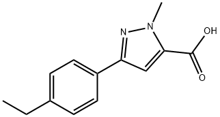 3-(4-ETHYLPHENYL)-1-METHYL-1{H}-PYRAZOLE-5-CARBOXYLIC ACID