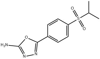 5-[4-(ISOPROPYLSULFONYL)PHENYL]-1,3,4-OXADIAZOL-2-AMINE