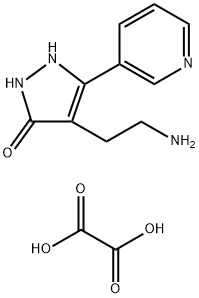 4-(2-Aminoethyl)-5-pyridin-3-yl-1,2-dihydro-3h-pyrazol-3-one Oxalate