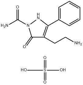 4-(2-Aminoethyl)-5-oxo-3-phenyl-2,5-dihydro-1h-pyrazole-1-carboxamide Sulphate