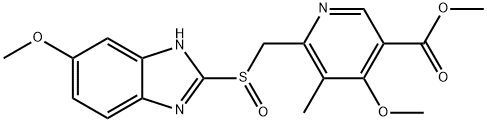2-[(4-METHOXY-5-METHOXYCARBONYL-3-METHYL-2-PYRIDINYL)-METHYLSULFINYL]-5-METHOXYBENZIMIDAZOLE