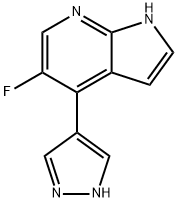 1H-Pyrrolo[2,3-b]pyridine, 5-fluoro-4-(1H-pyrazol-4-yl)-