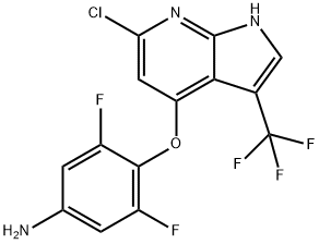 4 - ((6-氯-3-(三氟甲基)-1H-吡咯并[2,3-B]吡啶-4-基)氧基)-3,5-二氟苯