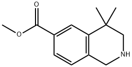 4,4-二甲基-1,2,3,4-四氢异喹啉-6-羧酸甲酯