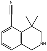 4,4-diMethyl-1,2,3,4-tetrahydroisoquinoline-5-carbonitrile