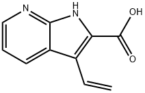 1H-Pyrrolo[2,3-b]pyridine-2-carboxylic acid, 3-ethenyl-