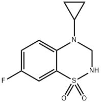4-环丙基-7-氟-3,4-二氢-2H-苯并[E][1,2,4]噻二嗪 1,1-二氧化物