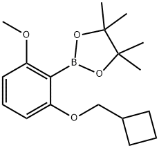 2-CYCLOBUTYLMETHOXY-6-METHOXYPHENYLBORONIC ACID PINACOL ESTER