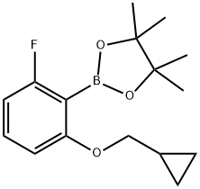 2-CYCLOPROPYLMETHOXY-6-FLUOROPHENYLBORONIC ACID PINACOL ESTER