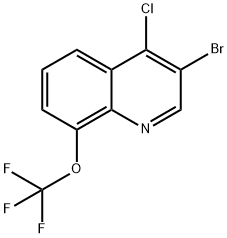3-Bromo-4-chloro-8-trifluoromethoxyquinoline