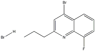 4-Bromo-8-fluoro-2-propylquinoline hydrobromide