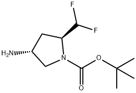 叔-丁基 (2S,4R)-4-氨基-2-(二氟甲基)吡咯烷-1-甲酸基酯