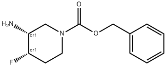 (3R,4S)-REL-3-氨基-4-氟-1-哌啶羧酸苯甲酯