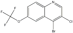 4-Bromo-3-chloro-6-trifluoromethoxyquinoline