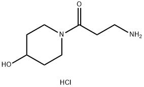 3-Amino-1-(4-hydroxy-1-piperidinyl)-1-propanonehydrochloride