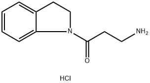 3-Amino-1-(2,3-dihydro-1H-indol-1-yl)-1-propanonehydrochloride