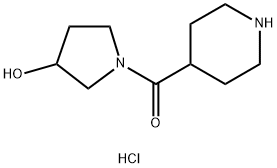 (3-Hydroxy-1-pyrrolidinyl)(4-piperidinyl)-methanone hydrochloride