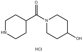 (4-Hydroxy-1-piperidinyl)(4-piperidinyl)methanonehydrochloride