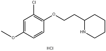 2-[2-(2-Chloro-4-methoxyphenoxy)ethyl]piperidinehydrochloride