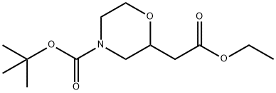 叔丁酯2 - (2 - 乙氧基-2 - 氧代乙基)吗啉-4 - 羧酸乙酯