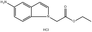 Ethyl 2-(5-amino-1H-indol-1-yl)acetate hydrochloride