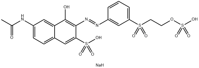 6-(乙酰氨基)-4-羟基-3-[[3-[[2-(磺酰氧基)乙基]磺酰基]苯基]偶氮]-2-萘磺酸二钠盐