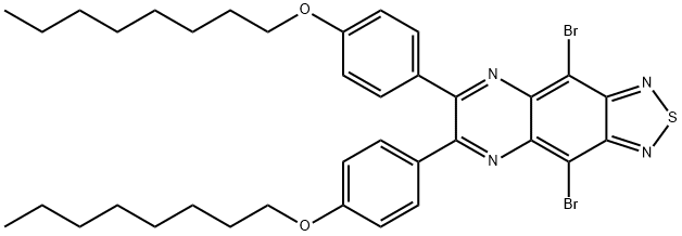 4,9-dibromo-6,7-bis(4-(octyloxy)phenyl)-[1,2,5]thiadiazolo[3,4-g]quinoxaline