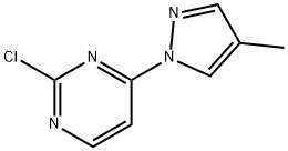 2-CHLORO-4-(4-METHYL-1H-PYRAZOL-1-YL)PYRIMIDINE