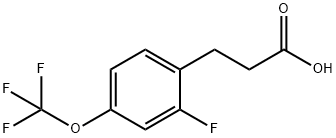 3-[2-Fluoro-4-(trifluoromethoxy)phenyl]propionicacid