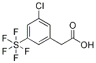 3-Chloro-5-(pentafluorosulfur)phenylacetic acid