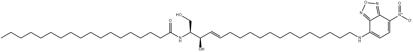 OMEGA(7-NITRO-2-1,3-BENZOXADIAZOL-4-YL)-N-STEAROYL-D-ERYTHRO-SPHINGOSINE;NBD 18:0 CERAMIDE
