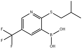 2-(Isobutylthio)-5-(trifluoromethyl)pyridine-3-boronic acid