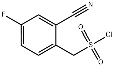 (2-Cyano-4-fluorophenyl)methanesulfonyl chloride