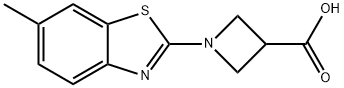 1-(6-METHYL-1,3-BENZOTHIAZOL-2-YL)AZETIDINE-3-CARBOXYLIC ACID