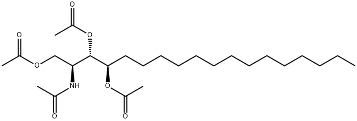Acetamide, N-[(1S,2S,3R)-2,3-bis(acetyloxy)-1-[(acetyloxy)methyl]heptadecyl]-