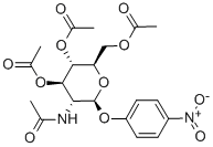 4-硝基苯基 2-乙酰氨基-3,4,6-三-O-乙酰基-2-脱氧-Β-D-吡喃葡糖苷