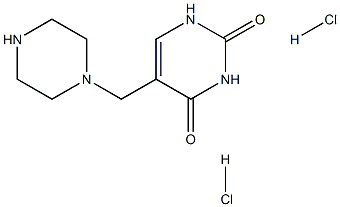 5-(哌嗪-1-基甲基)嘧啶-2,4-二醇二盐酸盐