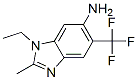 6-amino-1-ethyl-2-methyl-5-(trifluoromethyl)-1H-benzimidazole