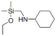 N-[(Ethoxydimethylsilyl)methyl]cyclohexylamine
