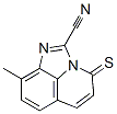 4H-Imidazo[4,5,1-ij]quinoline-2-carbonitrile,  9-methyl-4-thioxo-