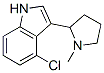 4-Chloro-3-(1-methyl-2-pyrrolidinyl)-1H-indole