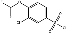 3-chloro-4-(difluoromethoxy)benzene-1-sulfonyl chloride
