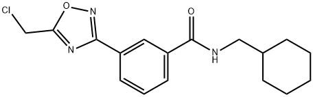 3-(5-(氯甲基)-1,2,4-恶二唑-3-基)-N-(环己基甲基)苯甲酰胺