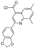 2-(1,3-苯并二唑-5-基)-6,8-二甲基喹啉-4-甲酰氯