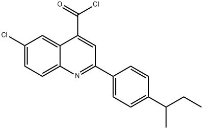 2-(4-仲丁基苯基)-6-氯喹啉-4-甲酰氯