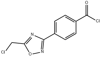 4-[5-(chloromethyl)-1,2,4-oxadiazol-3-yl]benzoyl chloride
