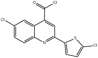 6-氯-2-(5-氯-2-噻吩)喹啉-4-甲酰氯