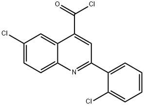 6-氯-2-(2-氯苯基)喹啉-4-甲酰氯