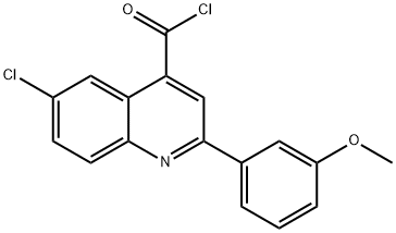 6-氯-2-(3-甲氧苯基)喹啉-4-甲酰氯