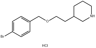 3-{2-[(4-Bromobenzyl)oxy]ethyl}piperidinehydrochloride